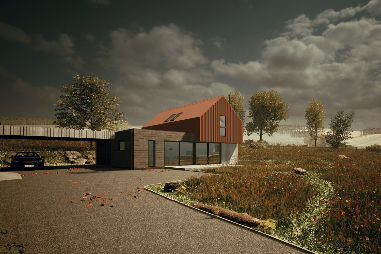 To build Pitcullen Steading by Fiddes Architects