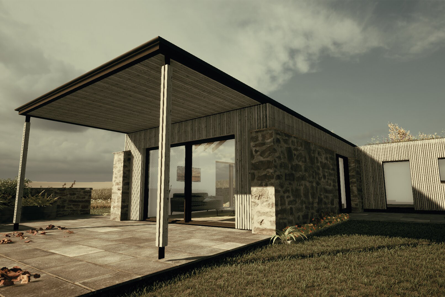 To build Cairnton Farm by Fiddes Architects